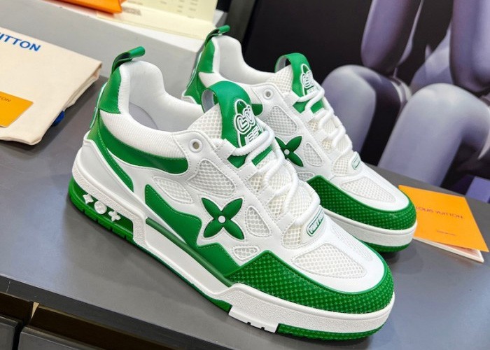 l***v skate sneaker green